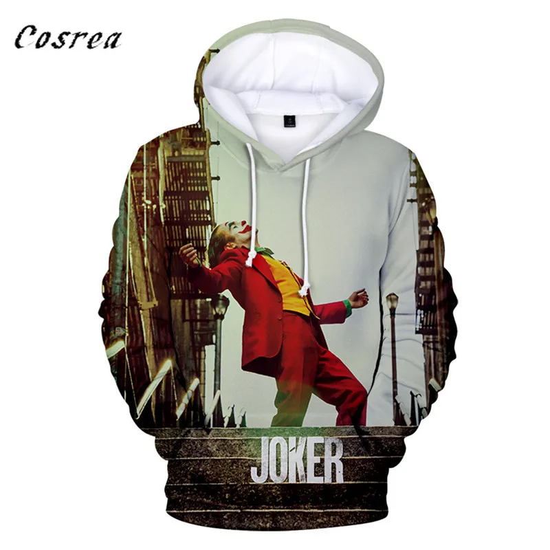 Фильм Джокер 2019 хоакином Фениксом Артур крапинку Косплэй свитер с капюшоном