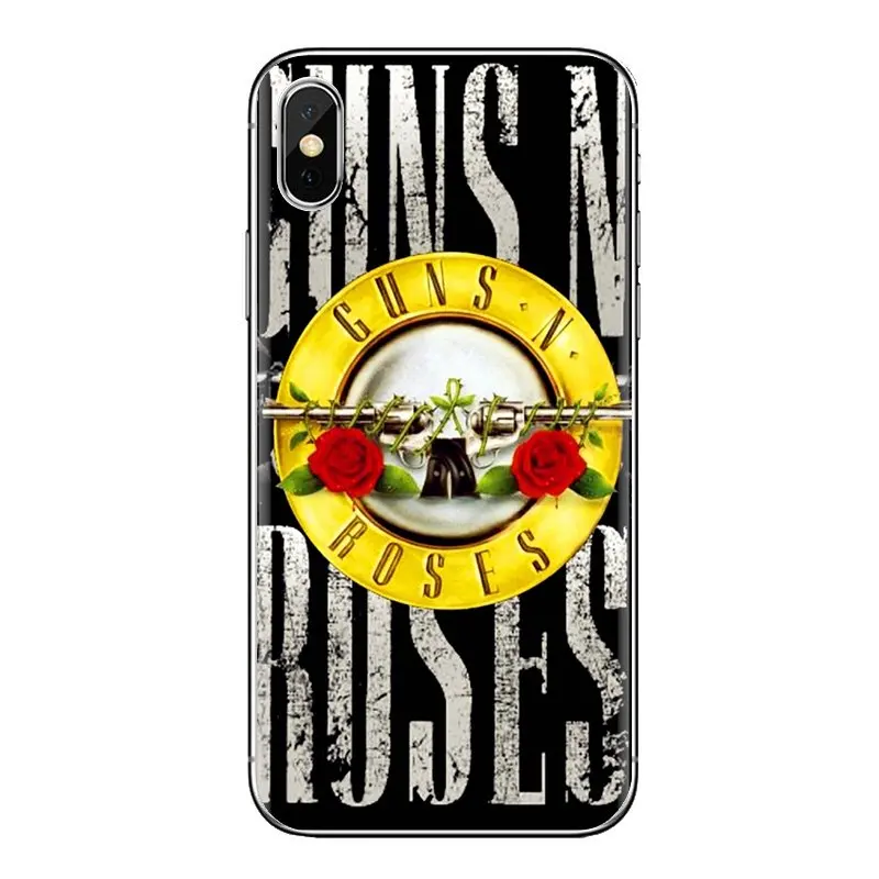 Мягкие прозрачные чехлы guns n roses музыка банк для Samsung Galaxy J1 J2 J3 J4 J5 J6 J7 J8 плюс 2018 Prime