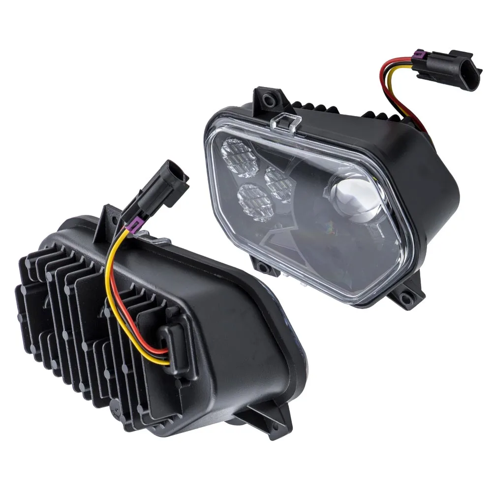 

Горячая Распродажа светодиодный конверсионные фары комплект для POLARIS RZR 800 900 XP 11-14 черного цвета