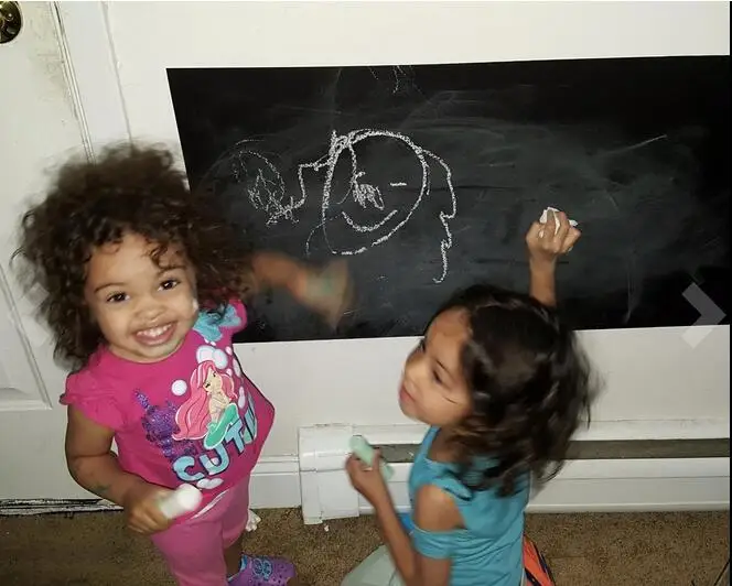 60x200 см DIY меловая доска черная стикер s съемный винил нарисованная декоративная