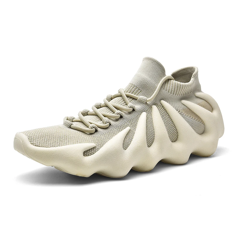 

Personality Men's Running Shoes Breathable Mesh Sneakers High Quality Antiskid Hard-wearing Jogging Shoes All-match Zapatillas