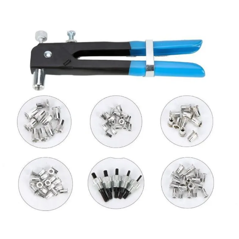 86 шт. штора с заклепками пистолет сверхмощная гайка Резьбовая вставка ручная