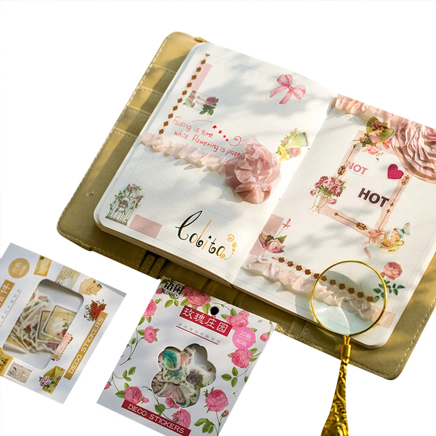 Наклейка с рисунком в виде Розы 15 цветов|Наклейки| |