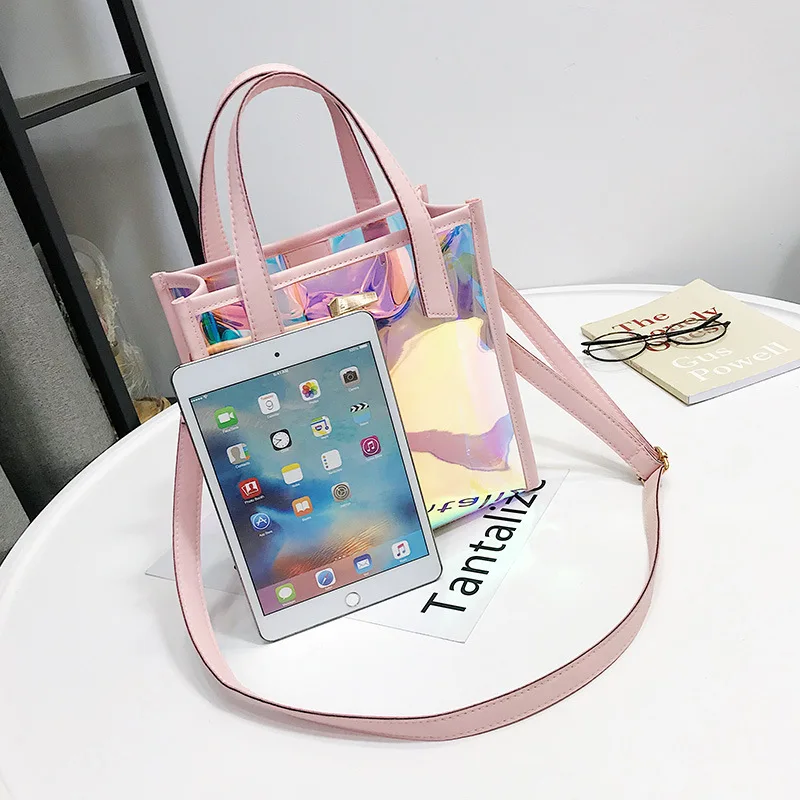 2019 новые женские сумки прозрачные модные композитные Корейская версия лазерная