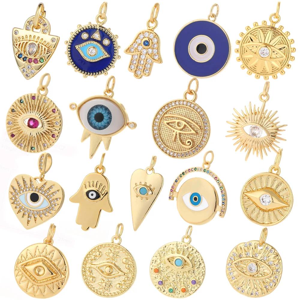 Симпатичные серьги сглаза подвески сделай сам кулон ожерелье дизайнерские для