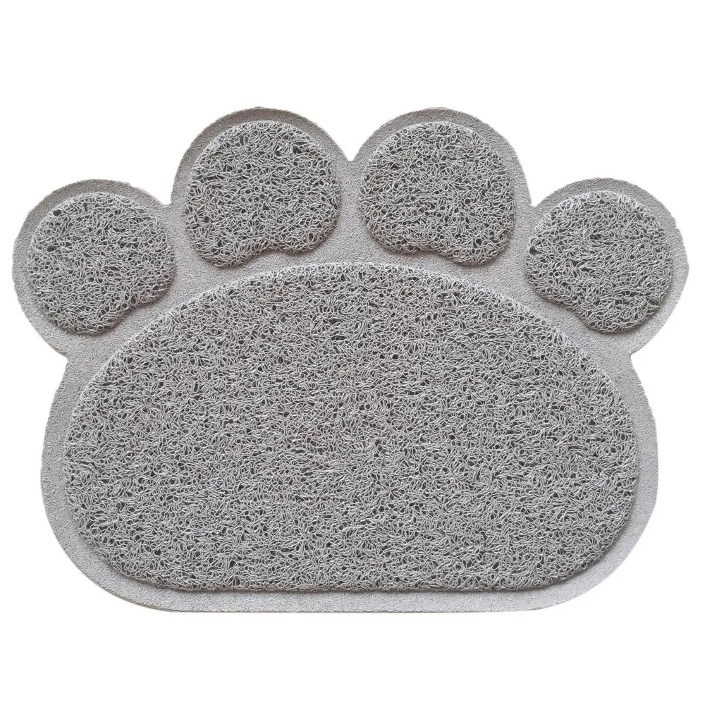 Коврик с принтом лапы из ПВХ для собак кошек подстилок питомцев щенков Китти
