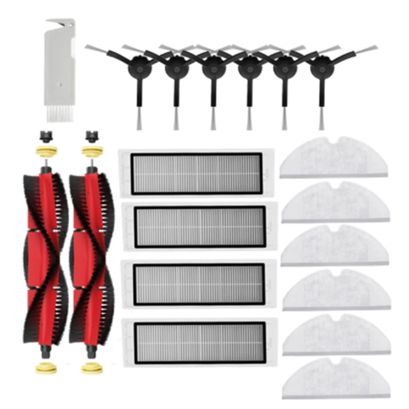 

Аксессуары для робота-пылесоса Xiaomi Roborock S5 S6 Max Pure S60 S65 S5 (боковая щетка, Hepa фильтр, Швабра)