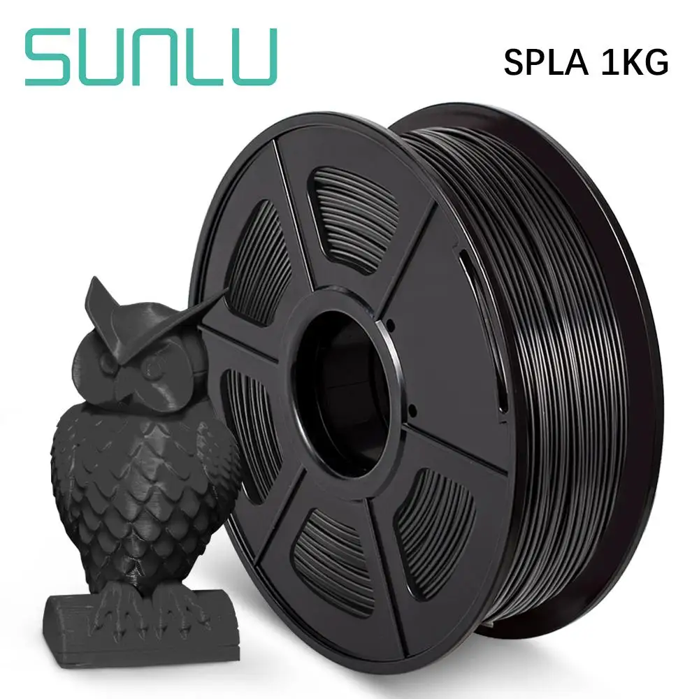 

SUNLU New 3D Printer SPLA Filament 1KG Spool Children Creative Model Material Non Toxic environmental 1.75MM same PLA filament