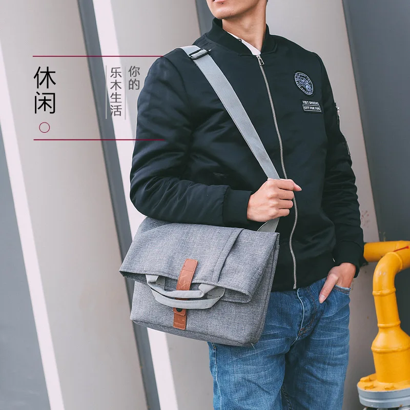 

Men messenger bags crossbody shoulder collapsible foldable man male women female ladies lady oxford bag big capacity fold over