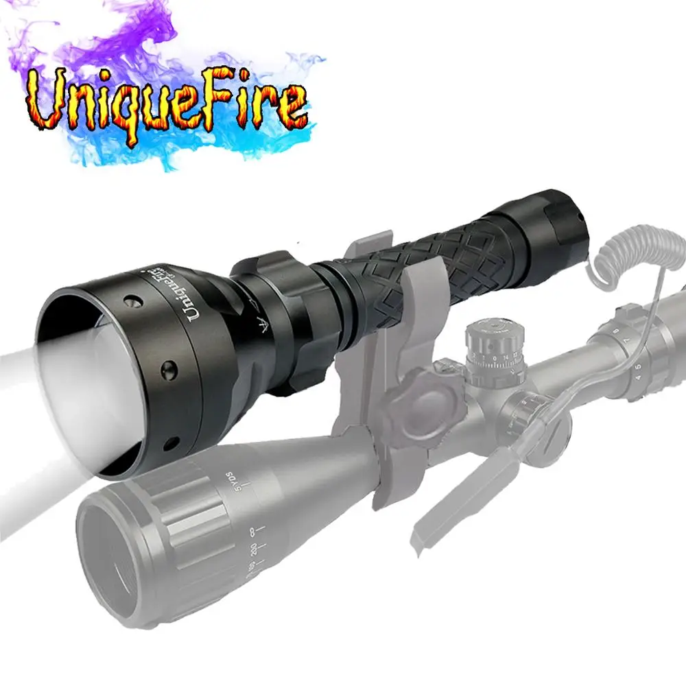 

UniqueFire Light UF-1406 IR850NM Infrared Flashlight T50 Tactical Zoom Lens Hunting Lanterna Torch For 18650 Battery