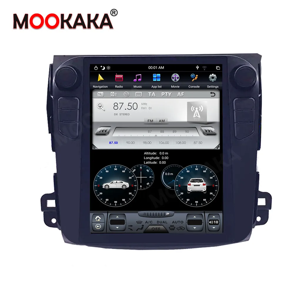 Автомобильный GPS навигатор для Mitsubishi Outlander 9 0 2006 Android 2014 6 ядер 4 Гб|Автомагнитолы| |