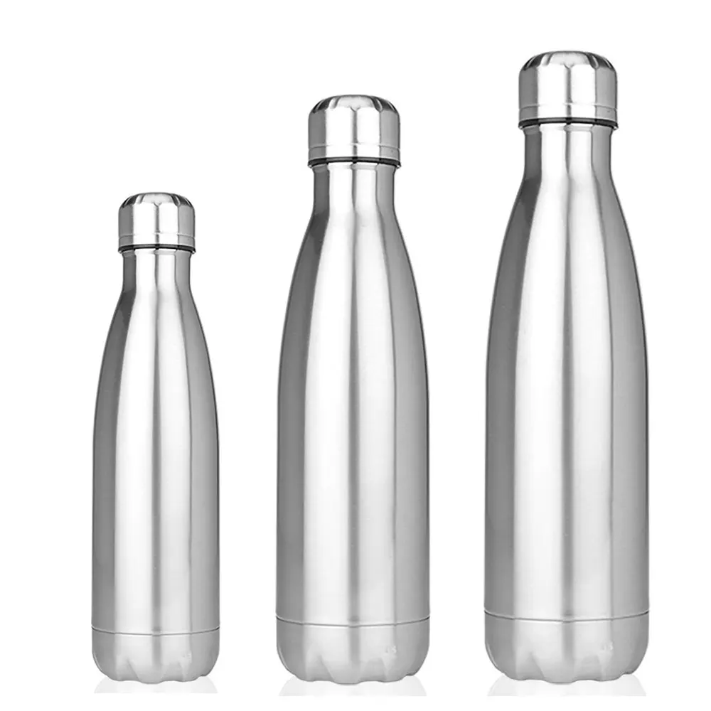 1000 мл нержавеющая сталь бутылка для воды стакан Спортивная однослойная кокса