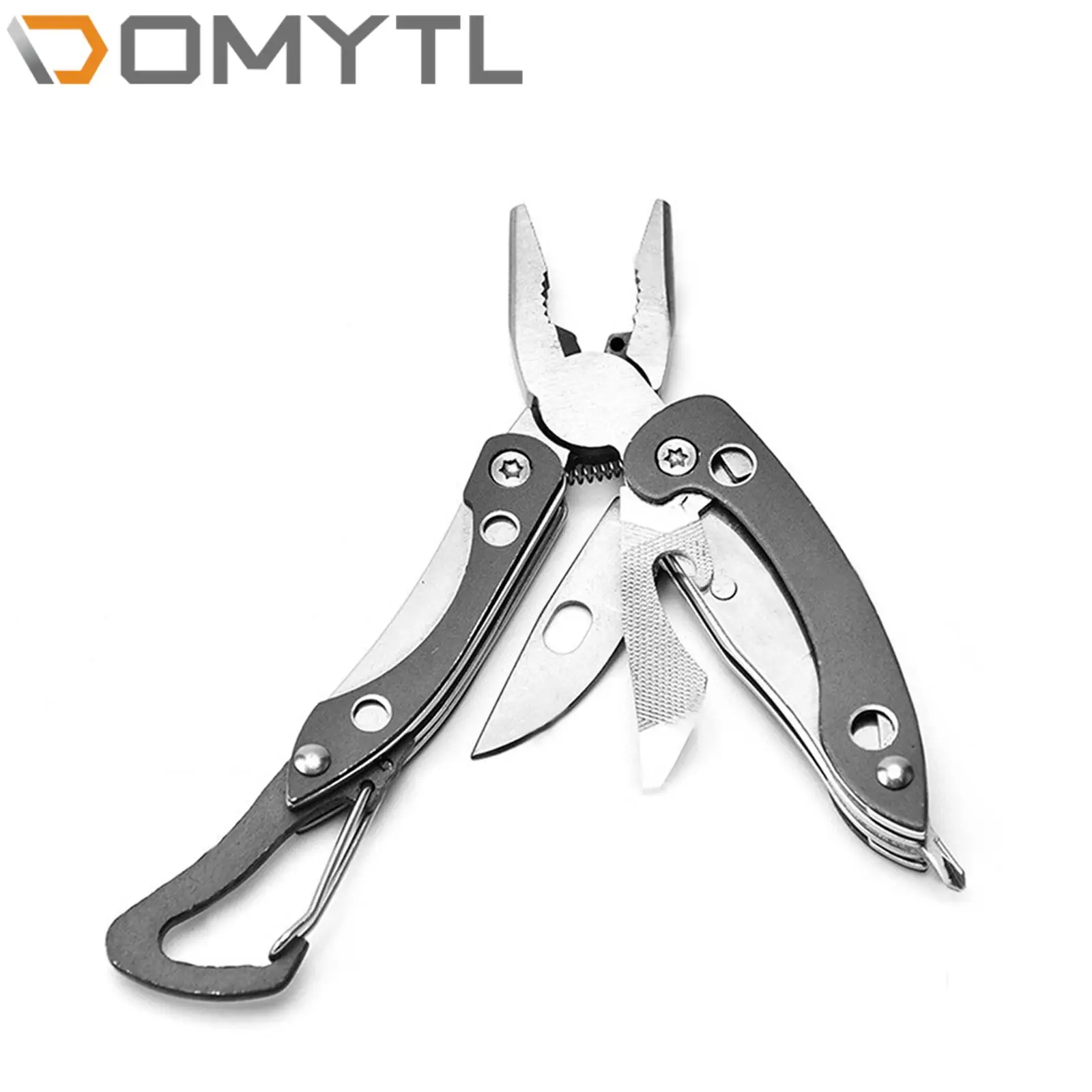 

Survival Tool Kits Stainless Steel Multi-purpose Pliers Opener Foldable Tool Tactical Knife Outdoor Travel With Hook