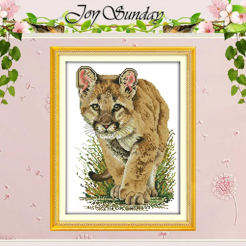 Набор для вышивки крестом в виде льва (5) 11CT 14CT|cross stitch 11ct|cross setcounted cross |
