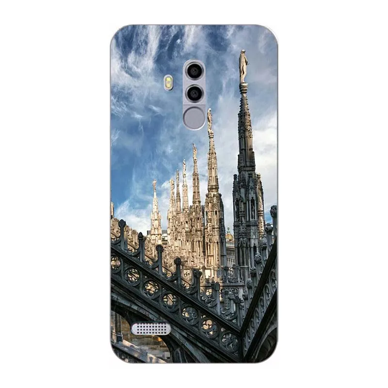 A102 Мягкий чехол из ТПУ с принтом для Leagoo T8S оригинальные чехлы для телефона силиконовые чехлы цветок Para красочные Coque для Leagoo T8 S HD - Цвет: A102