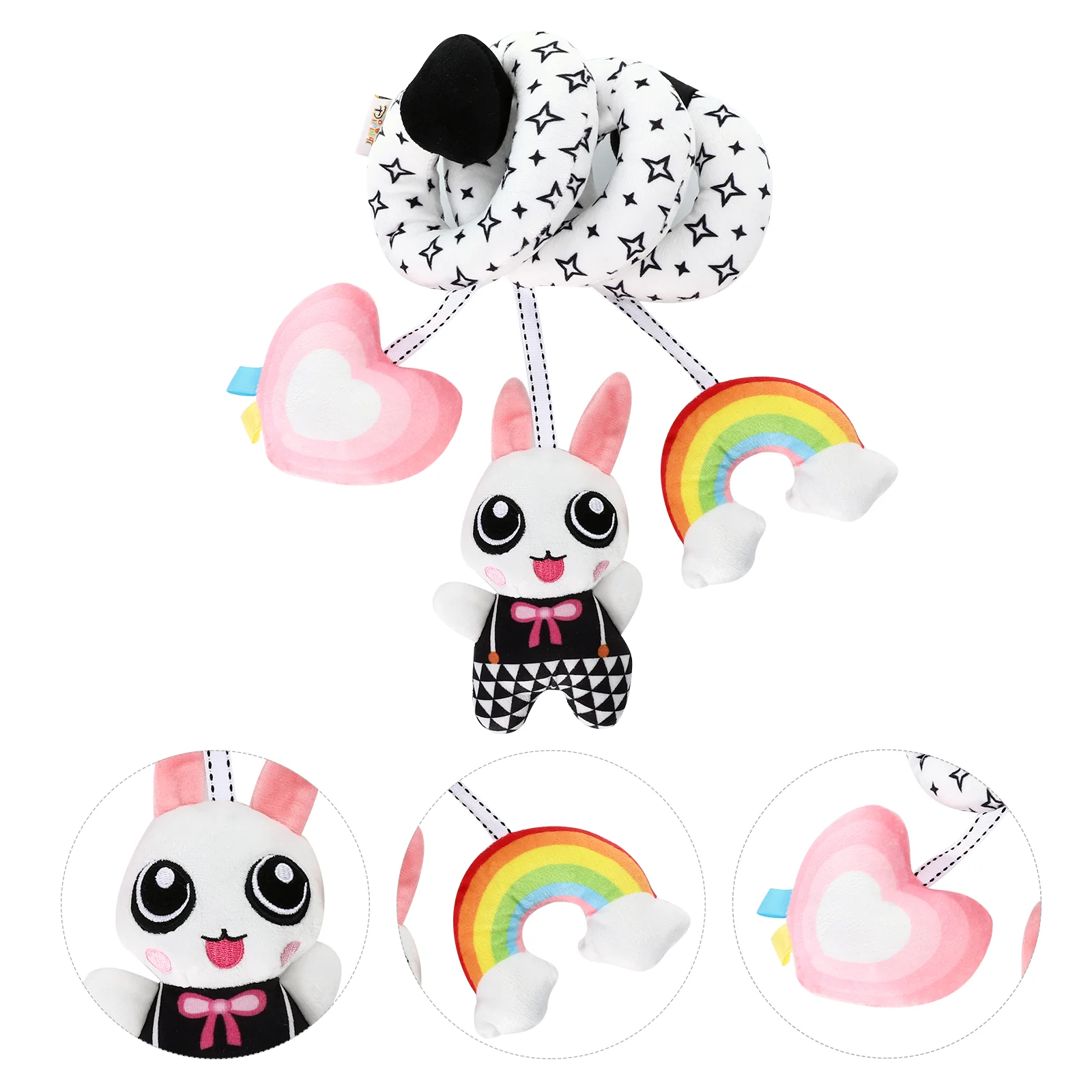 

Baby Crib Hanging Animal Infant Trolley Pendant Early Education