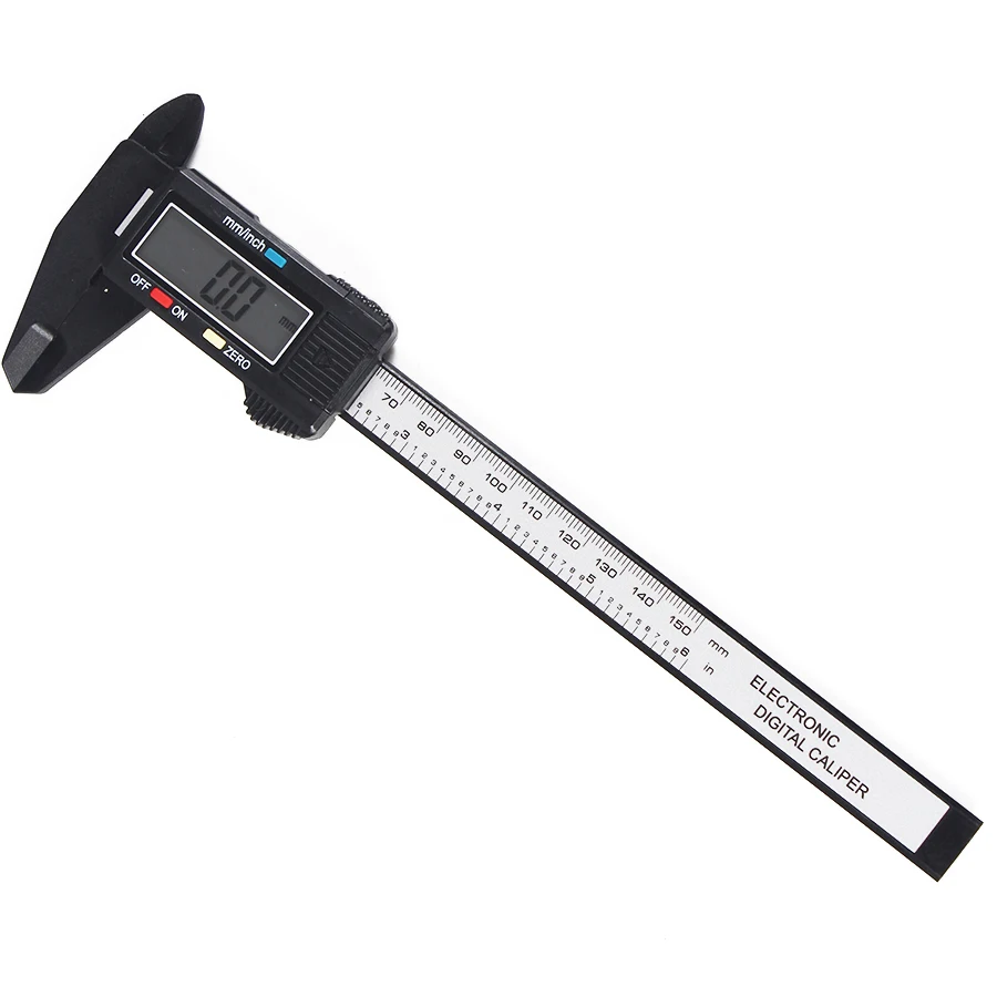 

FGHGF 150mm 6inch Digital Calipers Scale Measuring Tools Depth Pachometer Ruler Gauge Vernier Micrometer