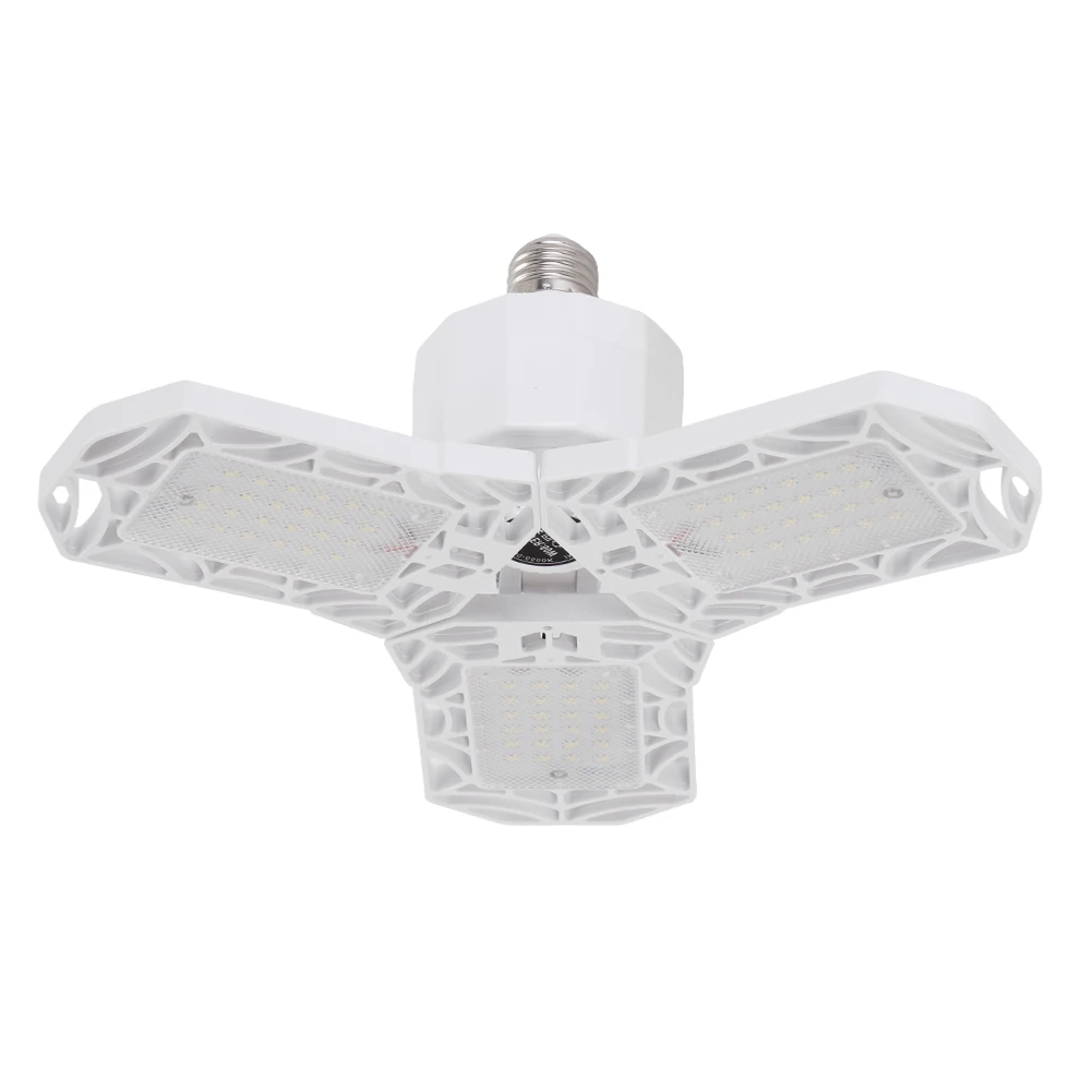 

Garage Light 72 LED Home Warehouse Workshop Cold White 360 Degrees Adjustable Ceiling Lamp LED Industrial Foldable Lights