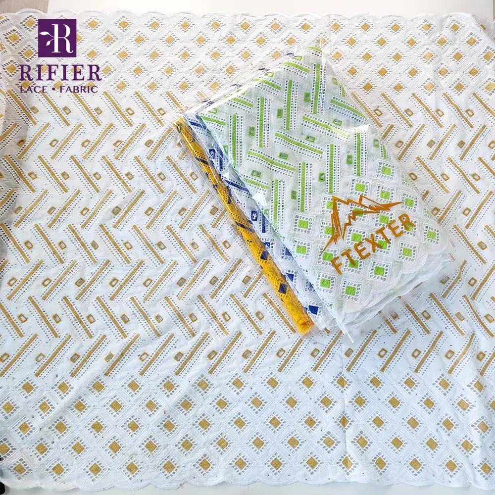 Небесно-голубая африканская сухая фотография швейцарская вуаль кружева в