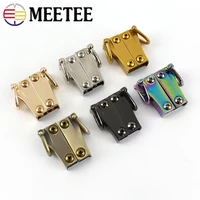 2410pairs meetee fashion handbag strap side clip metal buckles bag chain connector clasp snap hooks diy accessories f1 25
