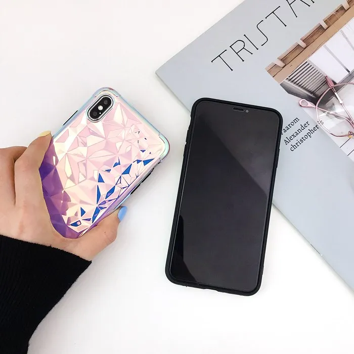 Роскошный Серебряный чехол для телефона с лазерной сеткой Iphone 11 pro max Xs Max мягкий