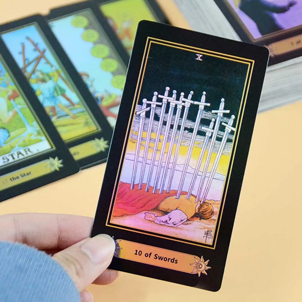 78 шт. игра на тему будущего колода всадник Вейт английская версия Лучистая