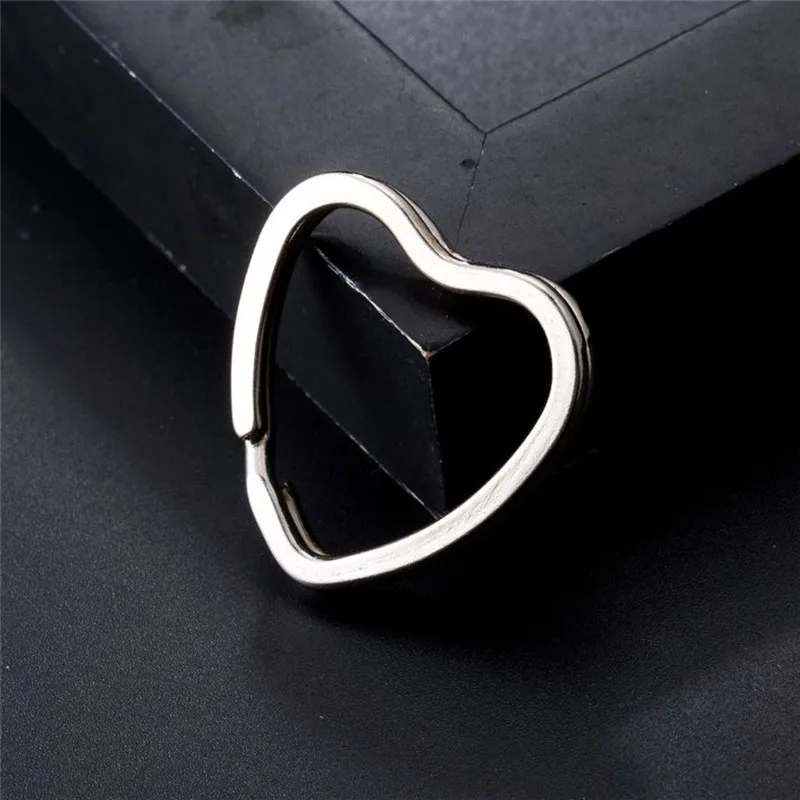 Популярный 5 шт./лот диаметр 32 мм держатель для ключей любовь сердце сплит кольца