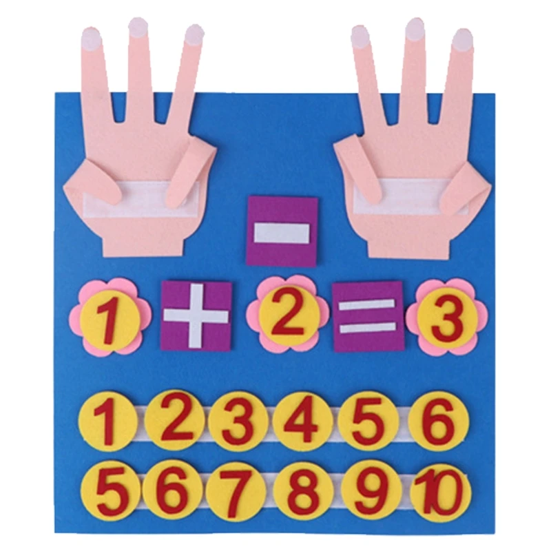 

Детский пазл с цифрами, обучающая игрушка с подсчетом цифр, с ярким цветом, портативные математические тренировочные игрушки