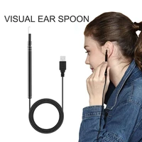 3 in 1 ear endoscope ear cleaning tool hd visual ear pick multifunctional earpick 5 5mm android pc ear otoscope mini camera