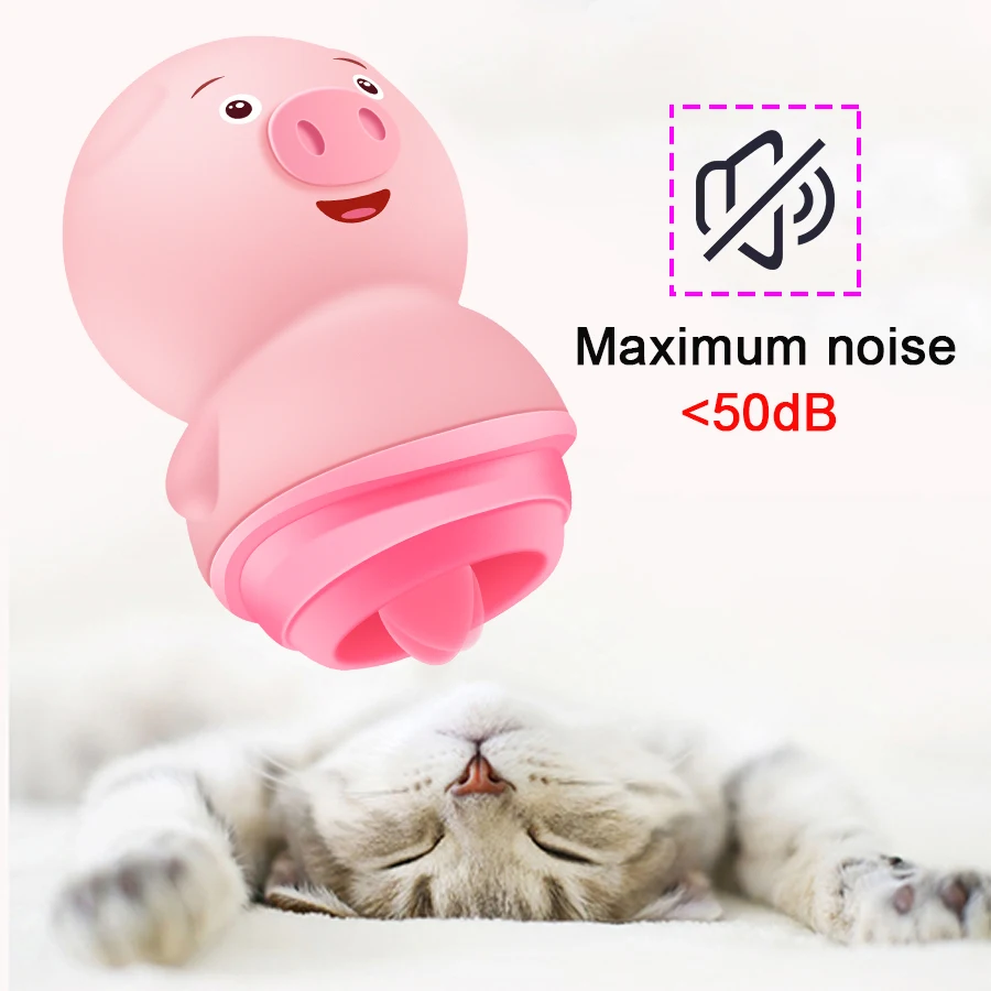 Вибратор HWOK с языком милый лизание клитора и сосков стимулятор Женский