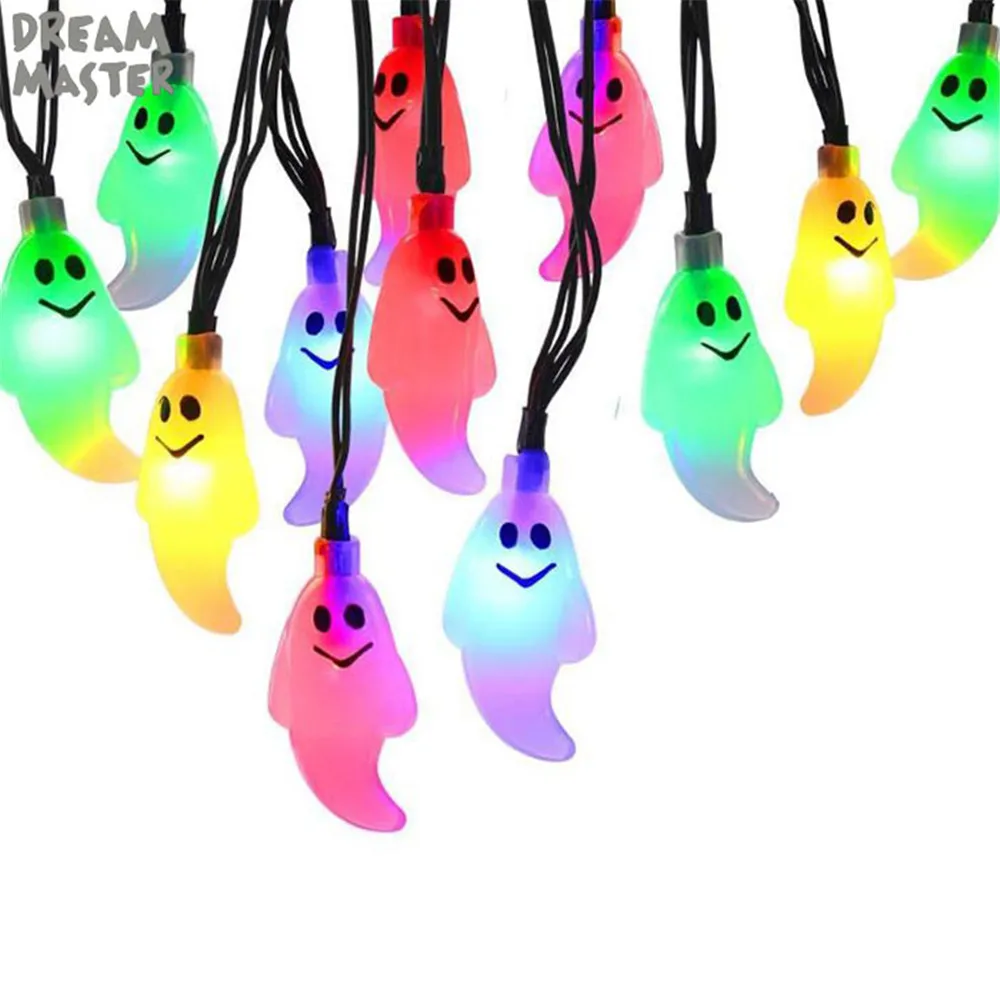 AA батарея гирлянды для уличного светильник s Красочные призрак Сказочный