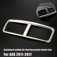 car styling stainless steel air vent decorative frame trim sticker case for mitsubishi asx 2011 2017auto accessories