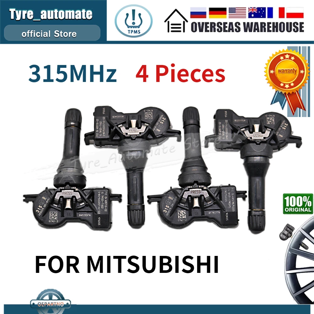 Новинка датчик давления в шинах TPMS 4250C276 68001696AB 4250D585 S80150005 315 МГц для 2018-2024 MITSUBISHI ECLIPSE CROSS