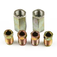 6pcs brake pipe fittings 2 qty 2 way female connector with 4 m10 10mm male nuts 316 union 10mm x 1mm