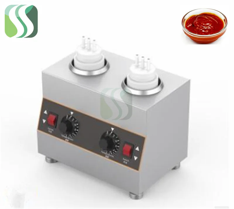 Коммерческий Джем соус бутылки теплее машина кетчуп соевый изоляции jam s