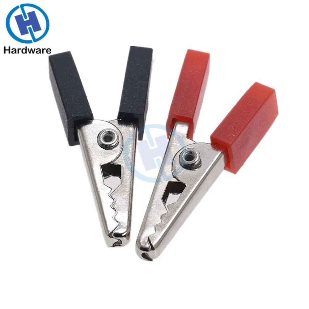 10 шт. красный черный зажим крокодил терминальный тест электрическая батарея 35