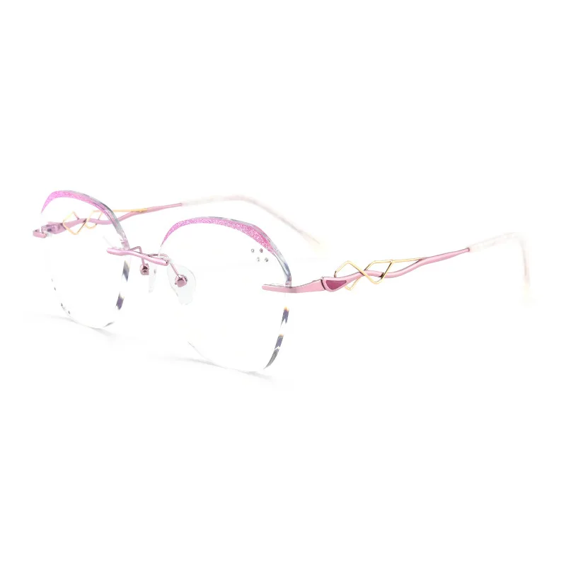 Индивидуальные с алмазной отделкой очки модные для женщин одинаковая