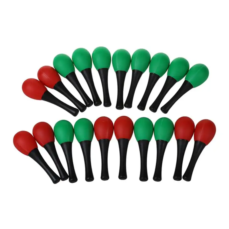 10 пар смешных пластиковых ударных музыкальное яйцо Маракас яичные Шейкеры