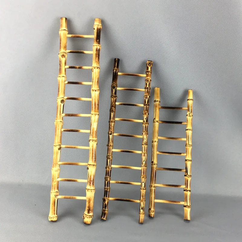 

20 шт. бамбуковая лестница, полка для чашек, сушилка, креативный держатель для чашки, лестничное украшение, поднос для суши, сашими