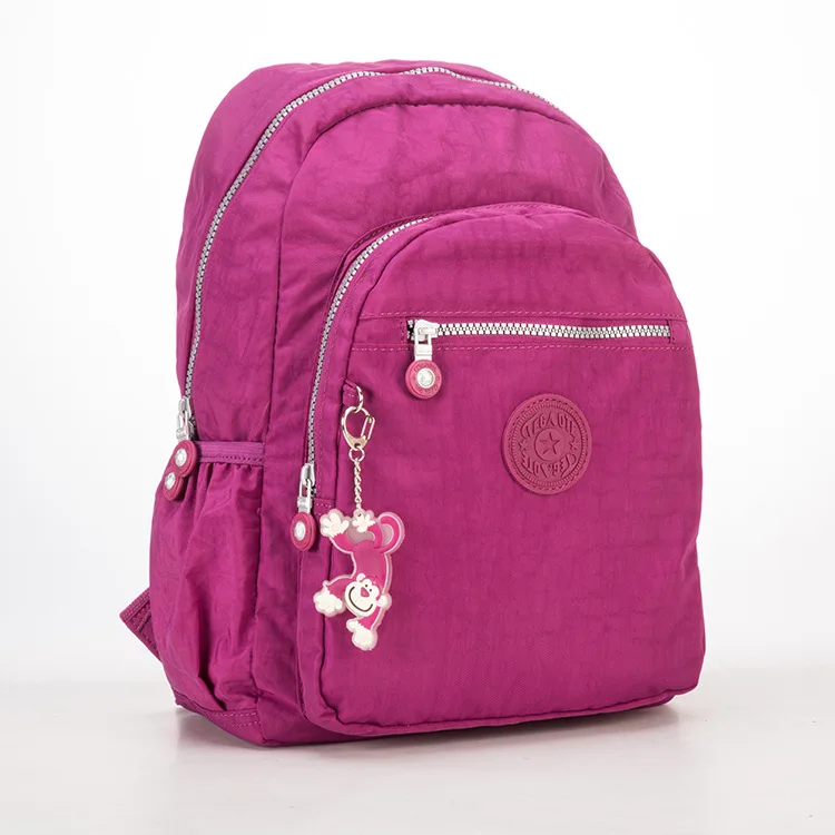 Женский рюкзак для девочек-подростков, сплетенные нейлоновые рюкзаки, Женский дорожный рюкзак, школьный ранец, сумка, 2021