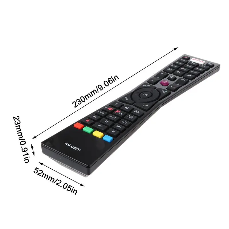 Замена RM-C3231 дистанционного управления для Currys JVC Smart 4K светодиодный Телевизор с NETFLIX YouTube LT24C656 LT-24C656 LT24C661 LT-32C660