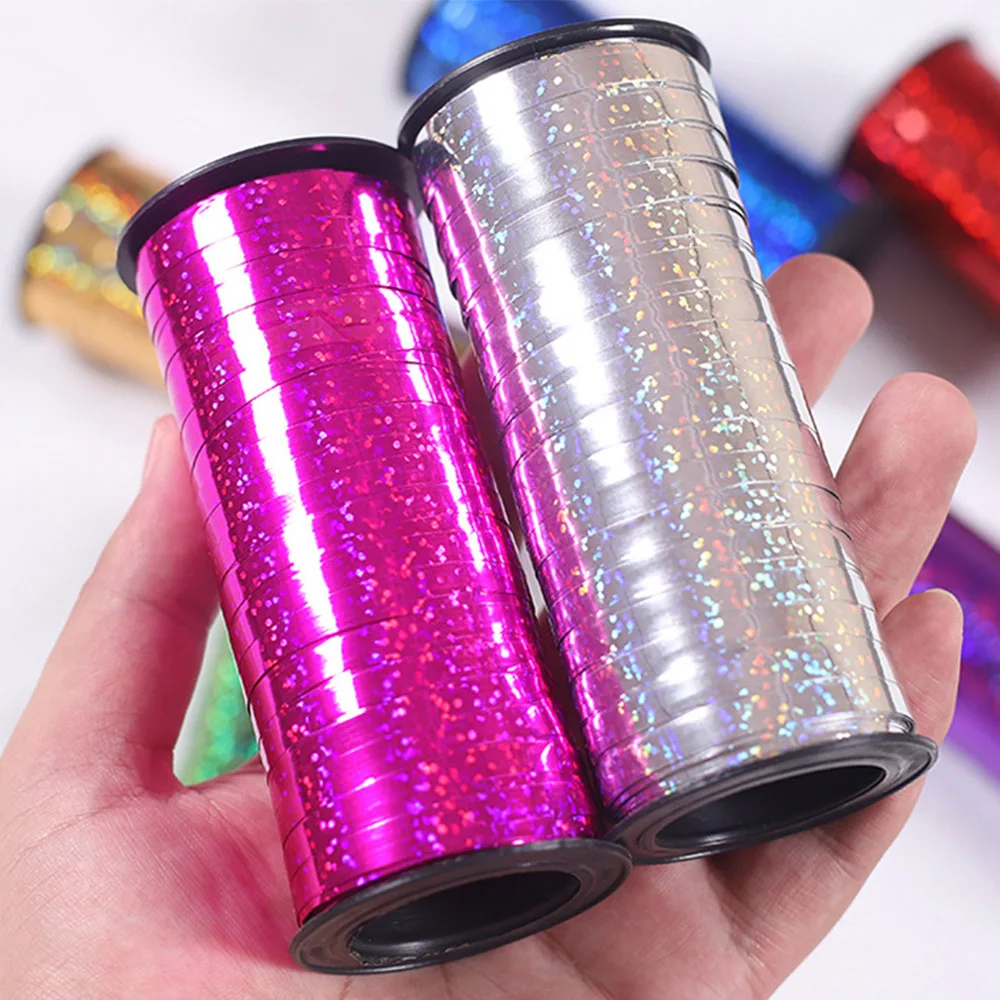 Щипцы для завивки волос ленточный рулон Crimps золотые ленты воздушных шаров