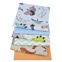 chainhodinosaur seriesprinted twill cotton fabricpatchwork cloth for diy sewing quilting baby childrens bedding material