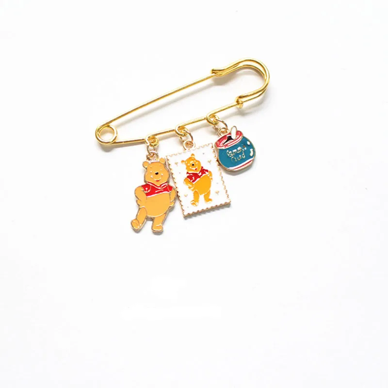 Disney Милая брошь из металла с Микки-Маусом булавки героем мультика Минни значок