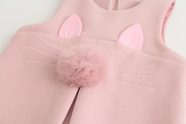 Платье для девочек 2020 новые осенние повседневные Стиль одноцветное платье