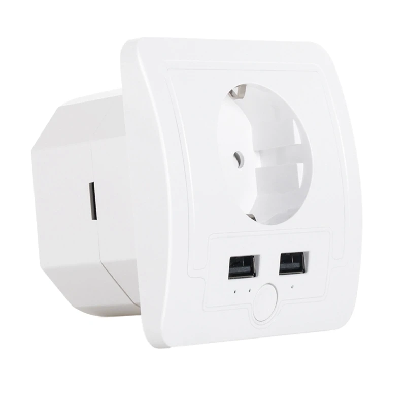 

Smart Wall Socket Wifi Wall Socket Support Voice Control Mobile Phone Remote Control Timer Switch,EU Plug