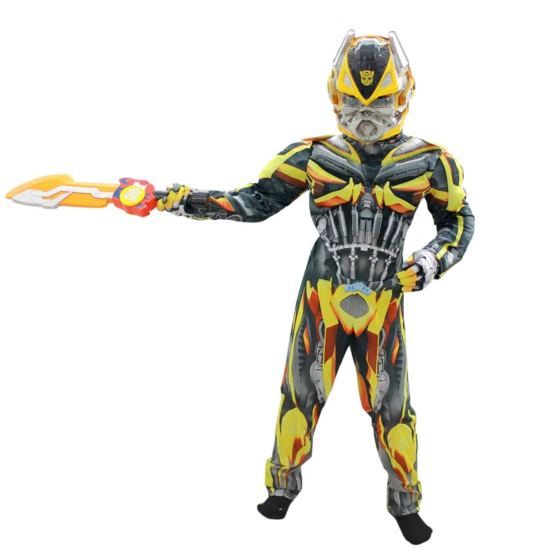 Детский карнавальный костюм на Хэллоуин для мальчиков детский трансформеров 4