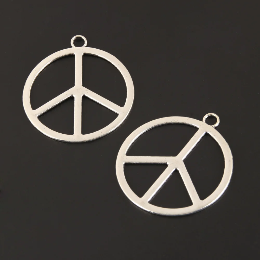 2 шт. Серебряный Цвет филигранные граненые строка виде незаполненного круга