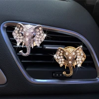 elephant car decoration interior auto outlet perfume clip flavoring in car aroma diffuser dried flower car accessories 2021 new