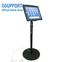 for 10 2 inch ipad 7th8th 2020 metal foldable floor tablet holder secured with lock display tablet stand